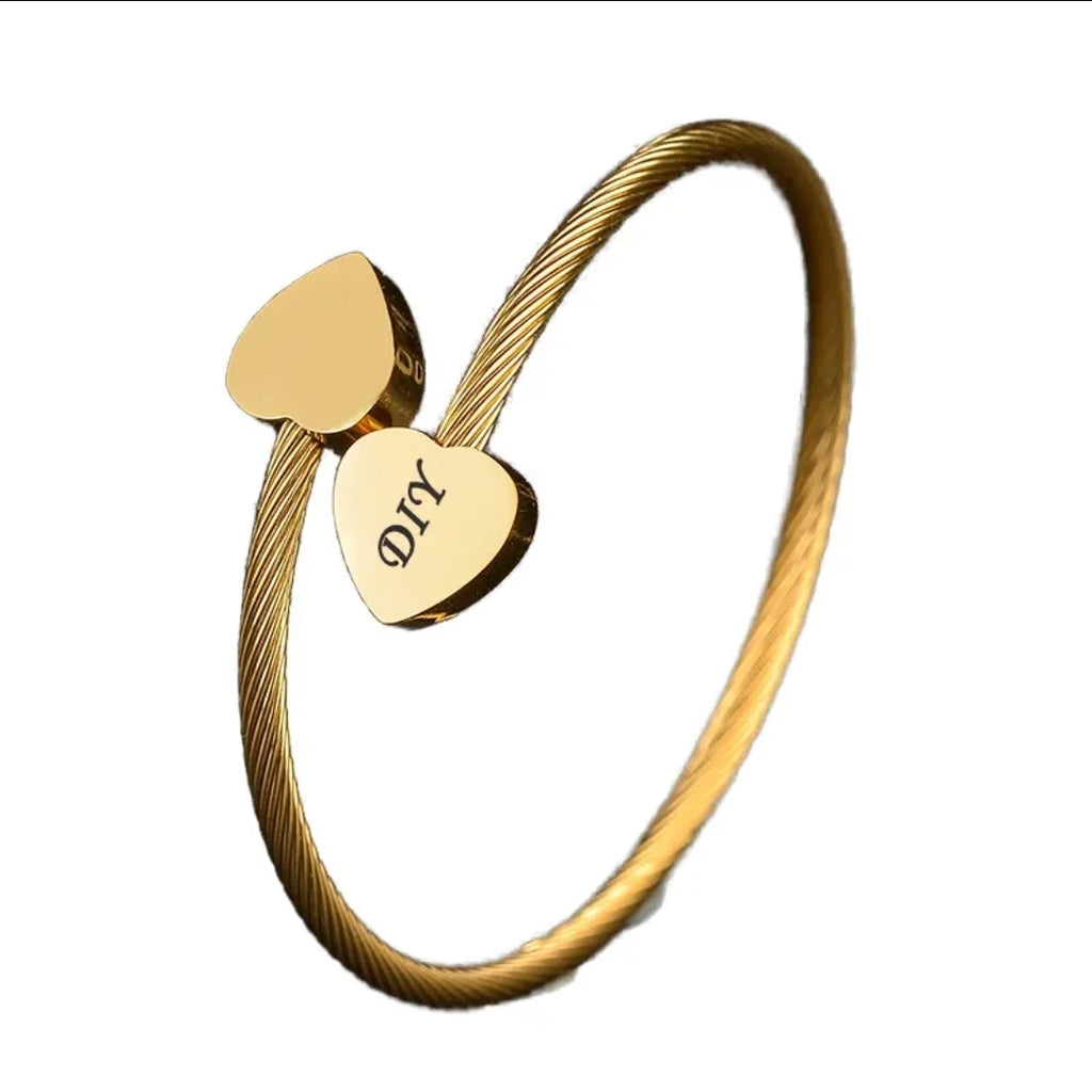 Double Heart Bracelet